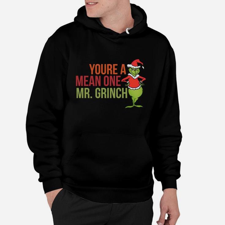 Youre A Mean One Mr Grinch Ugly Christmas Sweater Hoodie