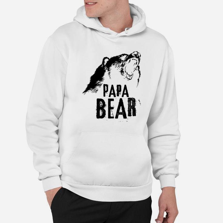 Awesome Gift On Father Papa Bear Hoodie