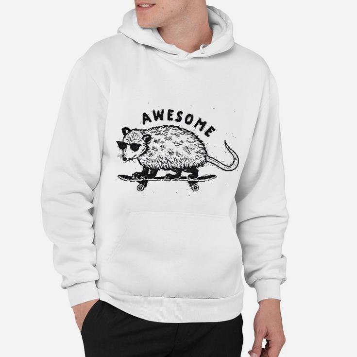 Awesome Possum Funny Cool 90s Retro Animal Lover Hoodie