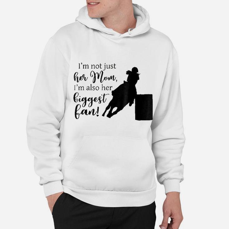 Barrel Racing Mom Cowgirl Horse Riding Racer Hoodie
