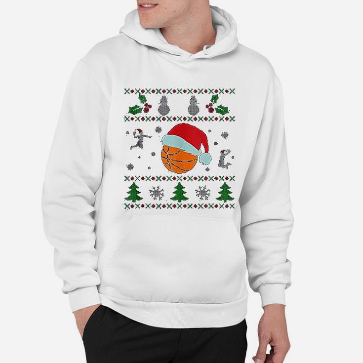 Basketball Ugly Christmas Hoodie