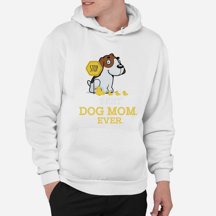 Beagle Best Dog Mom Ever Funny Beagle Gift Hoodie