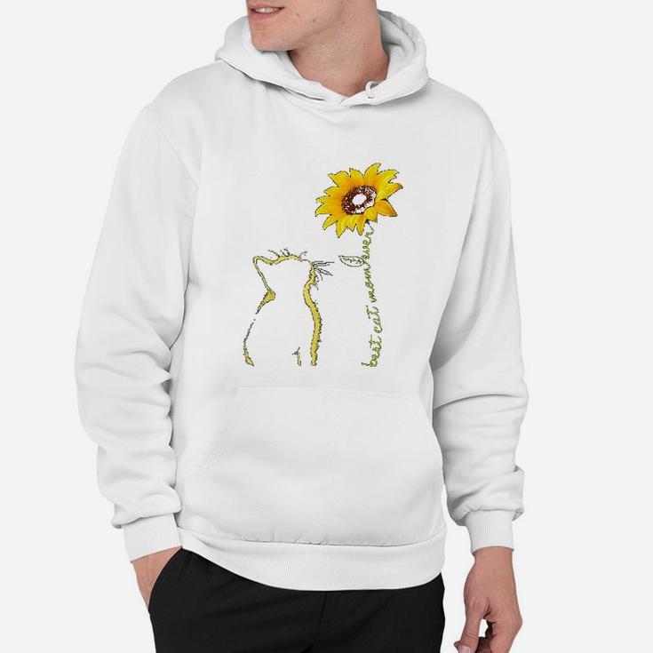 Best Cat Mom Ever Sunflower Mothers Day Gifts Hoodie