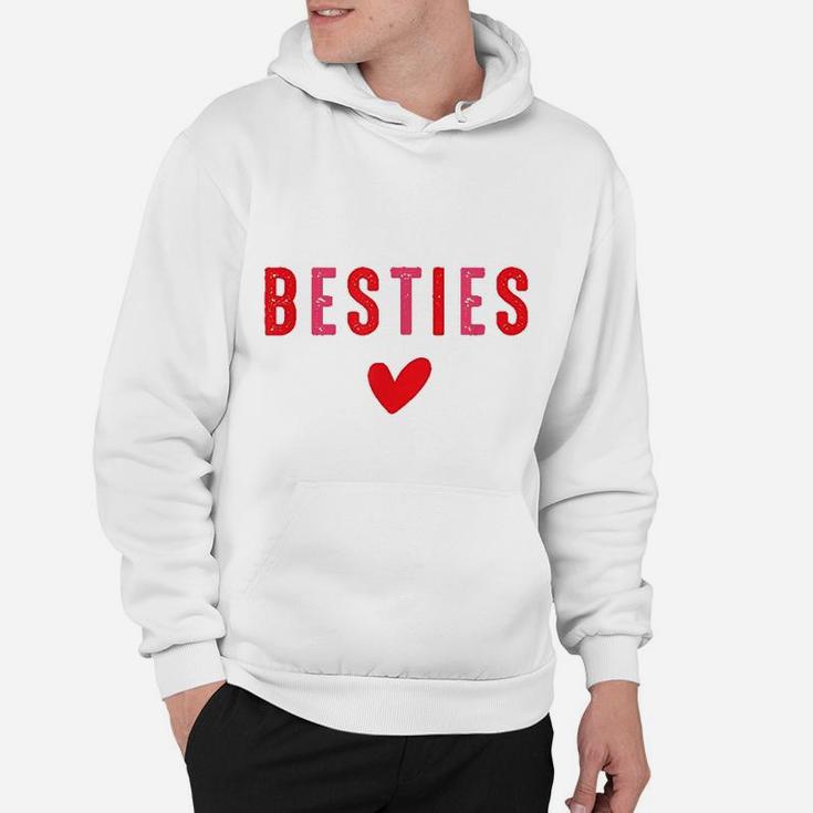 Besties Cute Matching Mother Daughter Friend Valentine Day Hoodie