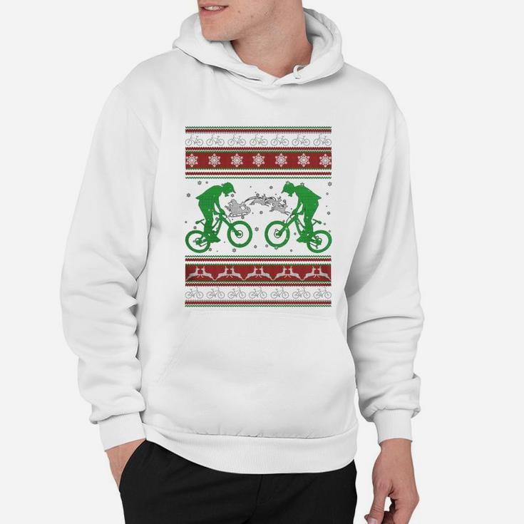 Bicycle Ugly Christmas Sweater Hoodie