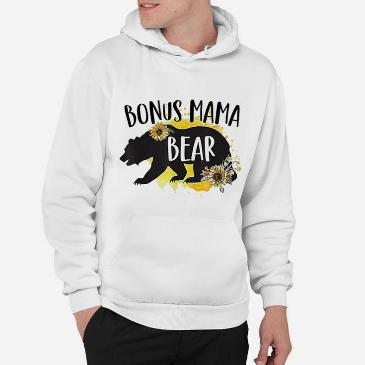 Bonus Mama Bear Sunflower Best Stepmom Ever Stepmother Bears Hoodie