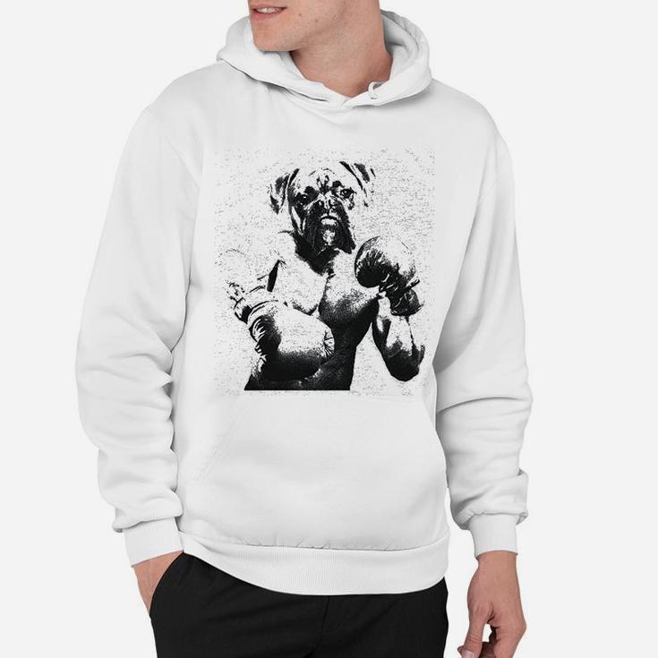 Boxer Boxing Funny Fitness Workout Puppy Dog Hoodie