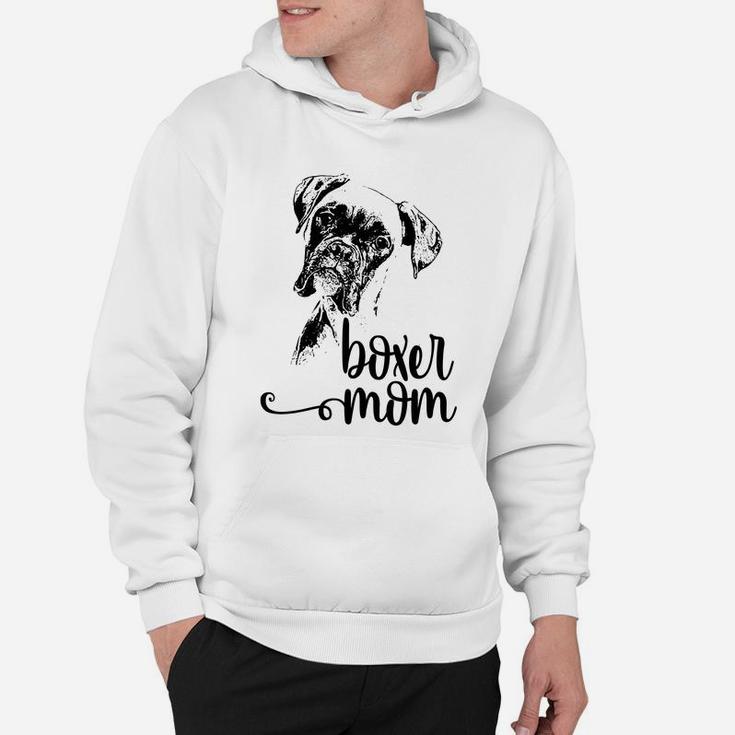 Boxer Mom Dog Face Dog Lovers Boxer Mom Gif Hoodie