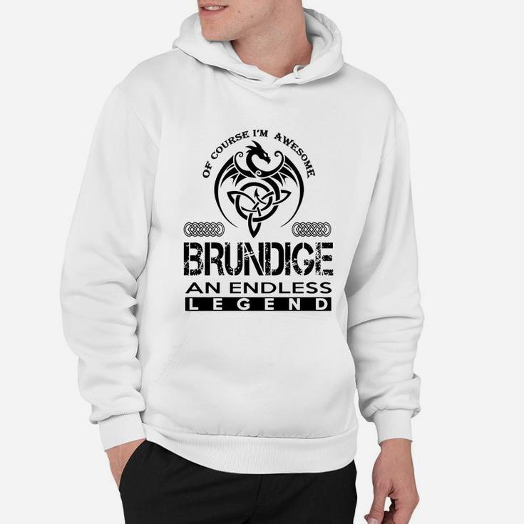 Brundige Shirts - Awesome Brundige An Endless Legend Name Shirts Hoodie