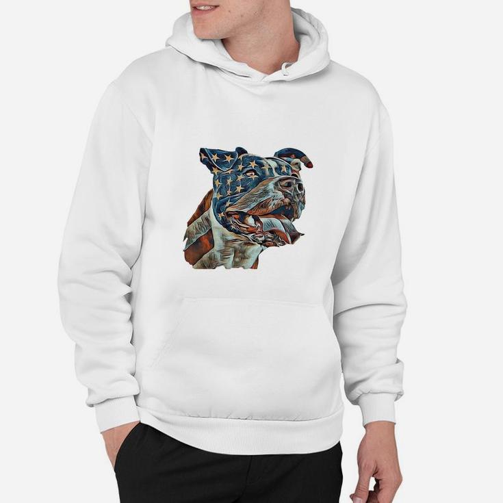 Bulldog American Hoodie - Seseable