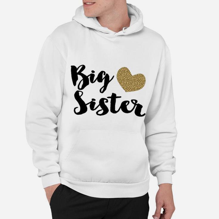 Bump And Beyond Designs Big Sister Gold Big Sister Hoodie