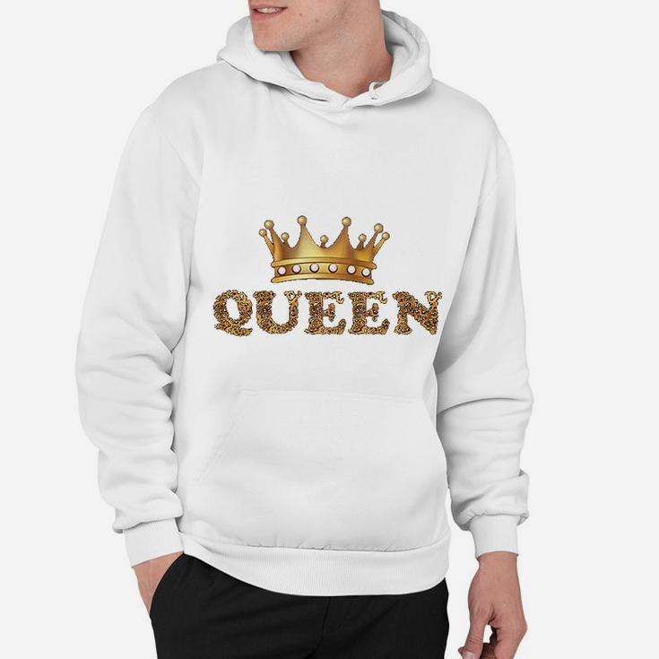 Cheetah Print Queen King Pajamas Couples Matching Clothes Hoodie