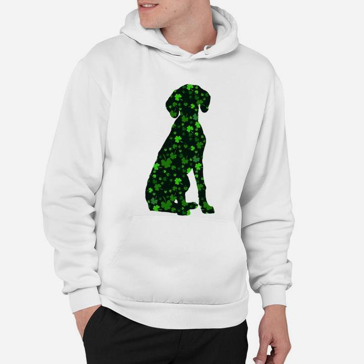Cute Shamrock German Shorthair Pointer Mom Dad Gift St Patricks Day Awesome Dog Lovers Gift Hoodie