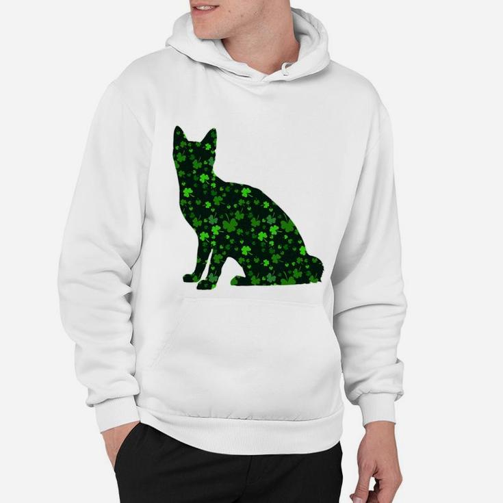 Cute Shamrock Japanese Bobtail Mom Dad Gift St Patricks Day Awesome Cat Lovers Gift Hoodie