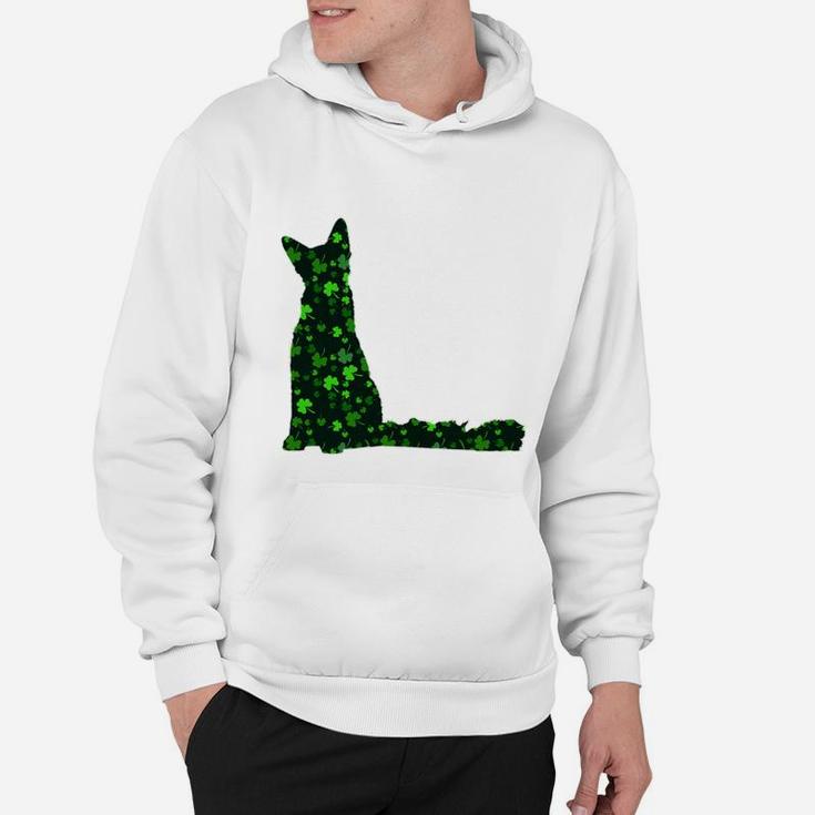 Cute Shamrock Laperm Mom Dad Gift St Patricks Day Awesome Cat Lovers Gift Hoodie
