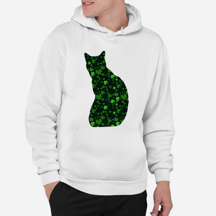 Cute Shamrock Manx Mom Dad Gift St Patricks Day Awesome Cat Lovers Gift Hoodie
