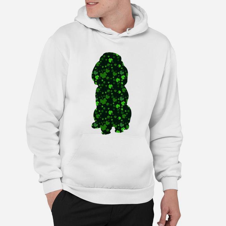 Cute Shamrock Poodle Mom Dad Gift St Patricks Day Awesome Dog Lovers Gift Hoodie
