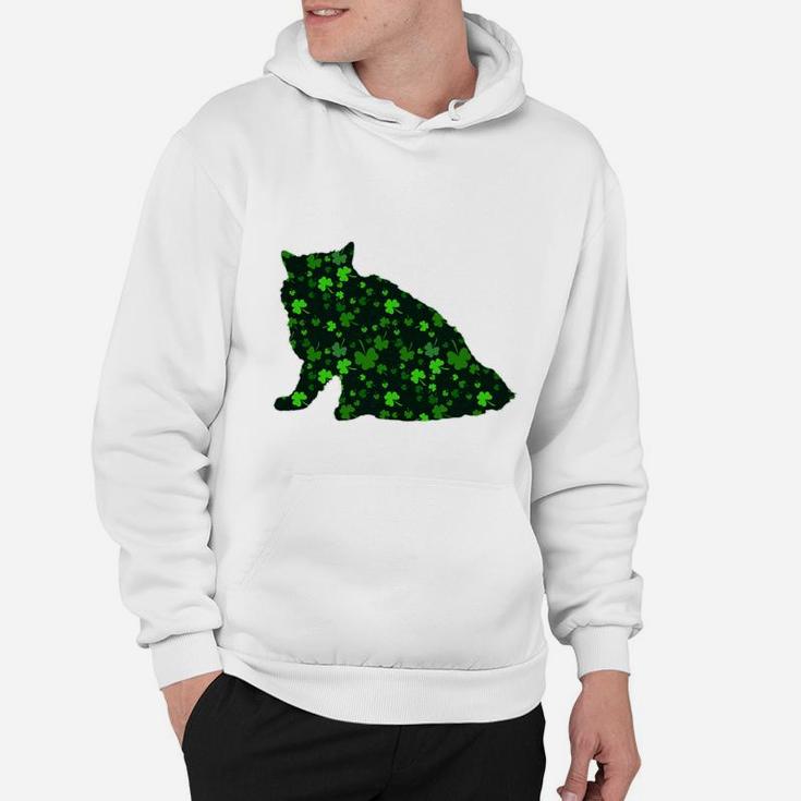 Cute Shamrock Selkirk Rex Mom Dad Gift St Patricks Day Awesome Cat Lovers Gift Hoodie