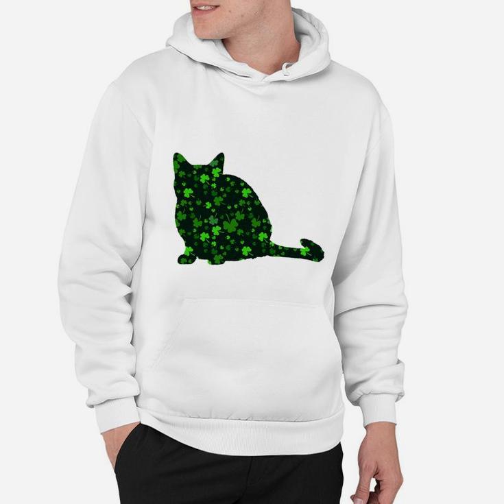 Cute Shamrock Thai Mom Dad Gift St Patricks Day Awesome Cat Lovers Gift Hoodie