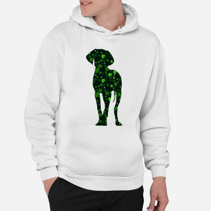Cute Shamrock Weimaraner Mom Dad Gift St Patricks Day Awesome Dog Lovers Gift Hoodie