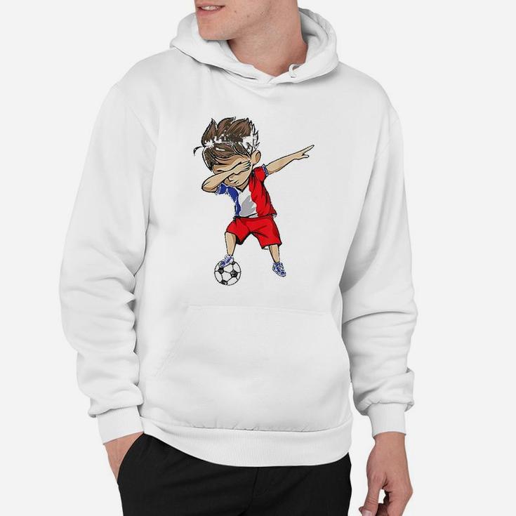 Dabbing Soccer Boy France Jersey French Football Hoodie