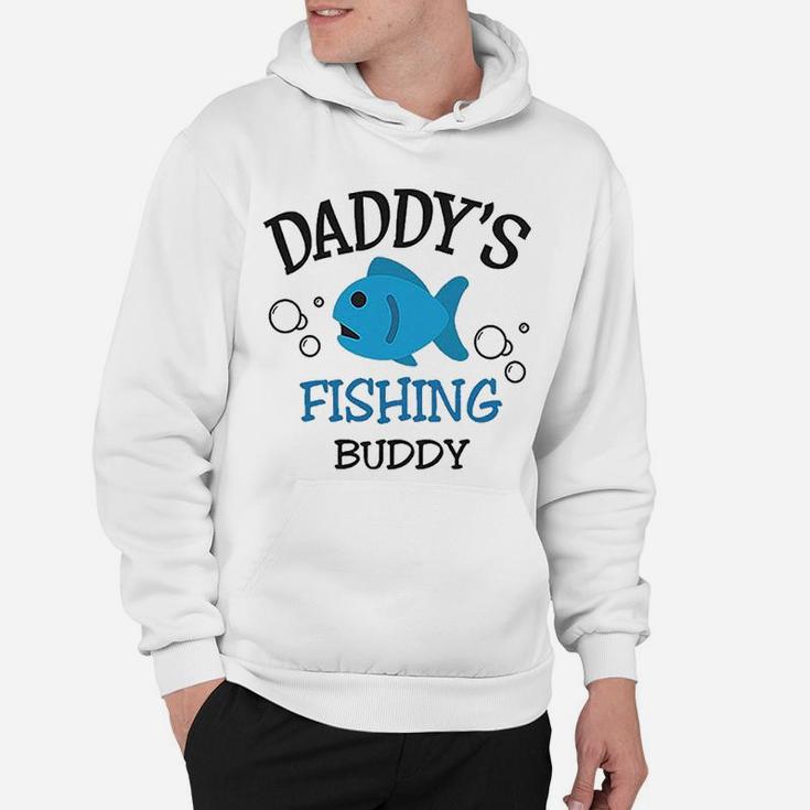 Daddy Dad Father Fishing Buddy Style Hoodie