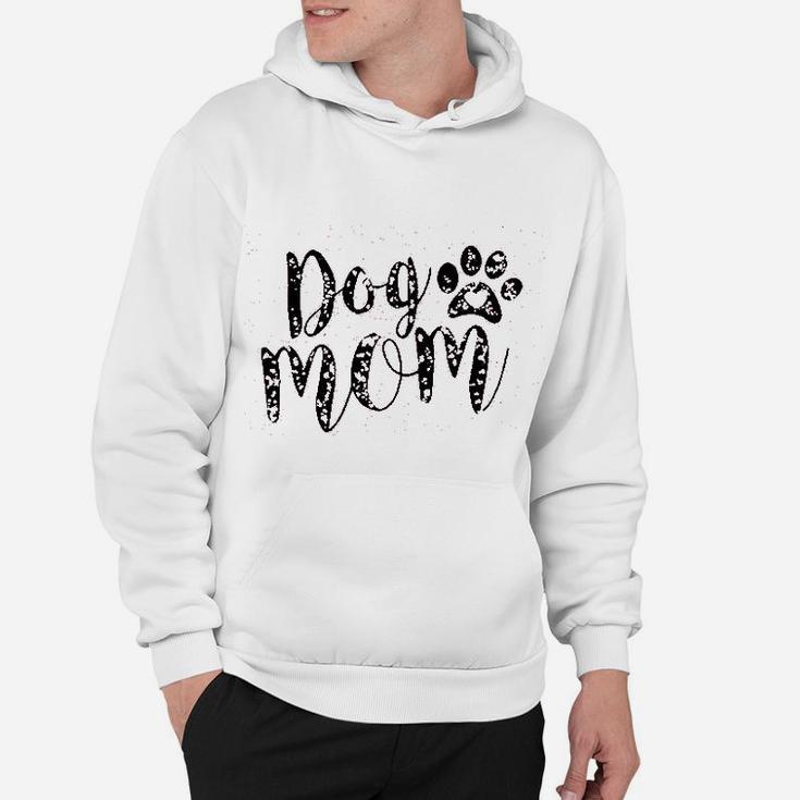 Dog Mom Funny Puppy Paws Hoodie