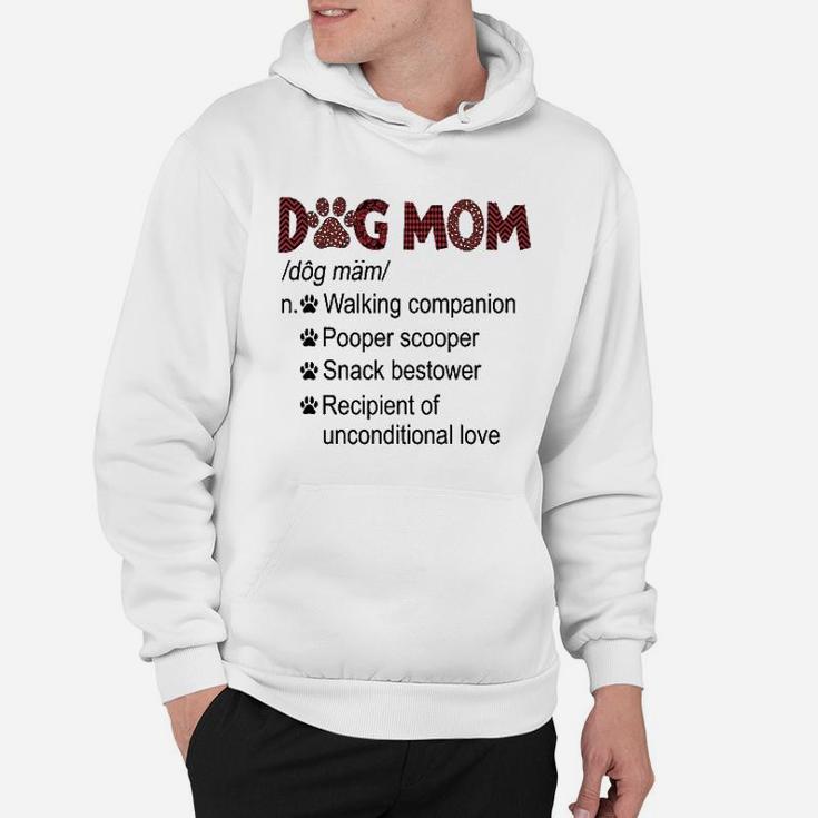 Dog Mom With Definition Hoodie