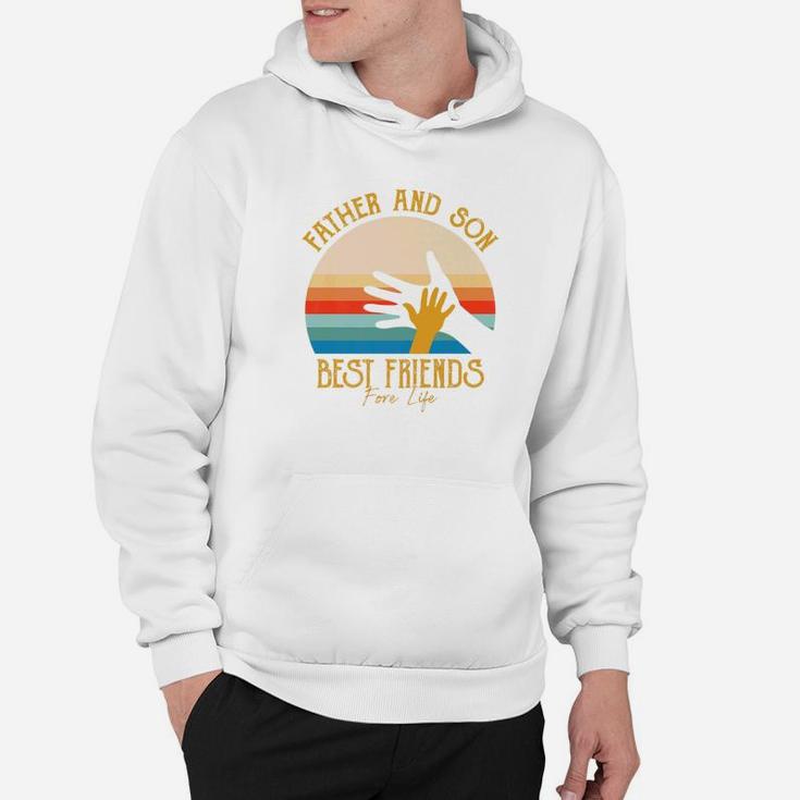Fathers Day Gift Father And Son Best Friends For Life Premium Hoodie