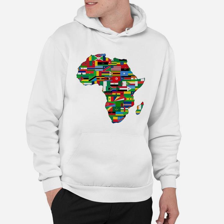 Flags Of Africa Map Hoodie