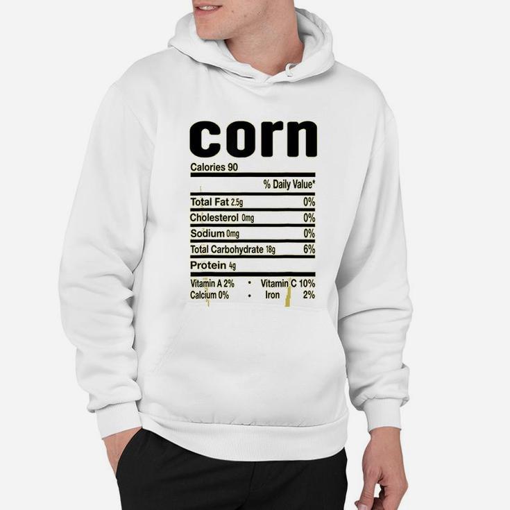 Funny Corn Nutrition Thanksgiving Costume Hoodie