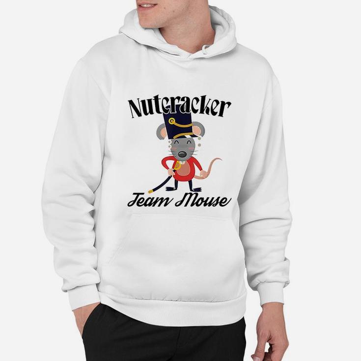 Funny Nutcracker Soldier Toy Christmas Dance Team Mouse Hoodie