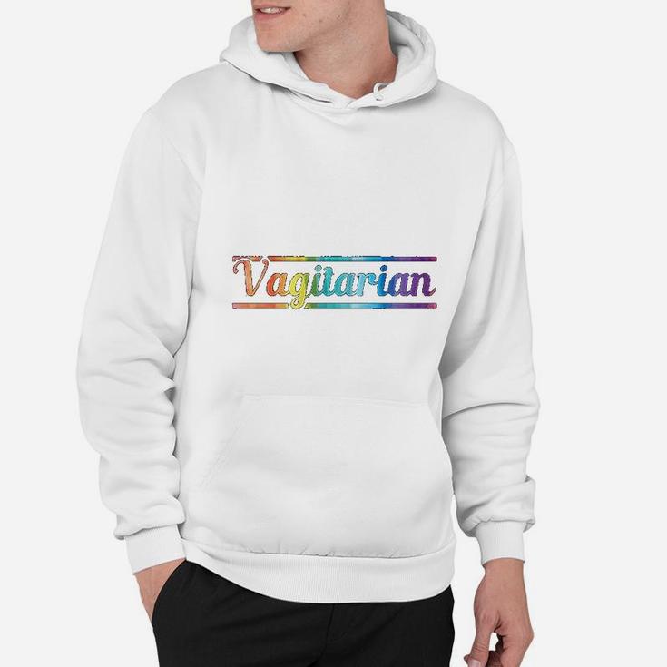 Funny Vagitarian Lesbian Gay Couple Valentine's Day Lgbt Hoodie