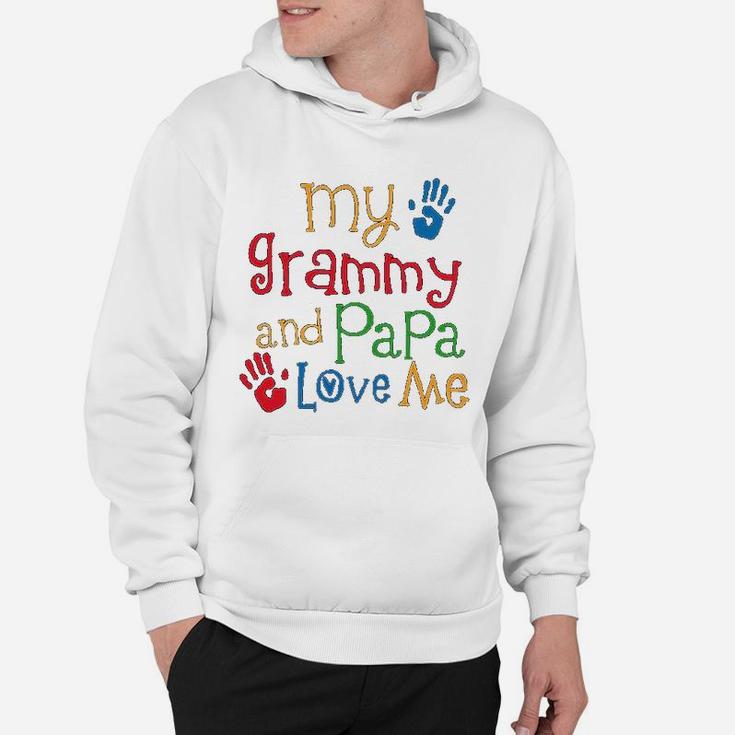 Grammy And Papa Love Me Toddler Hoodie
