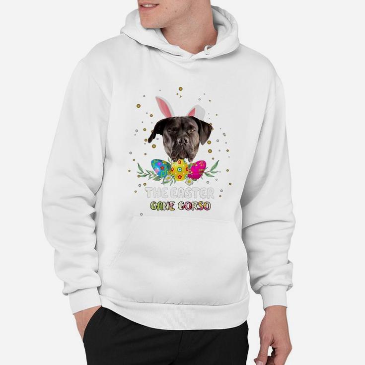 Dog Lovers Cane Corso Sweatshirt Happy Easter Cute Bunny Cane