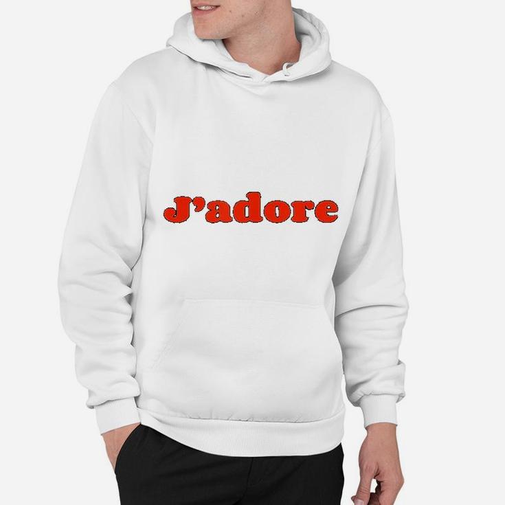 J Adore I Love Vintage French Chic Style Hoodie