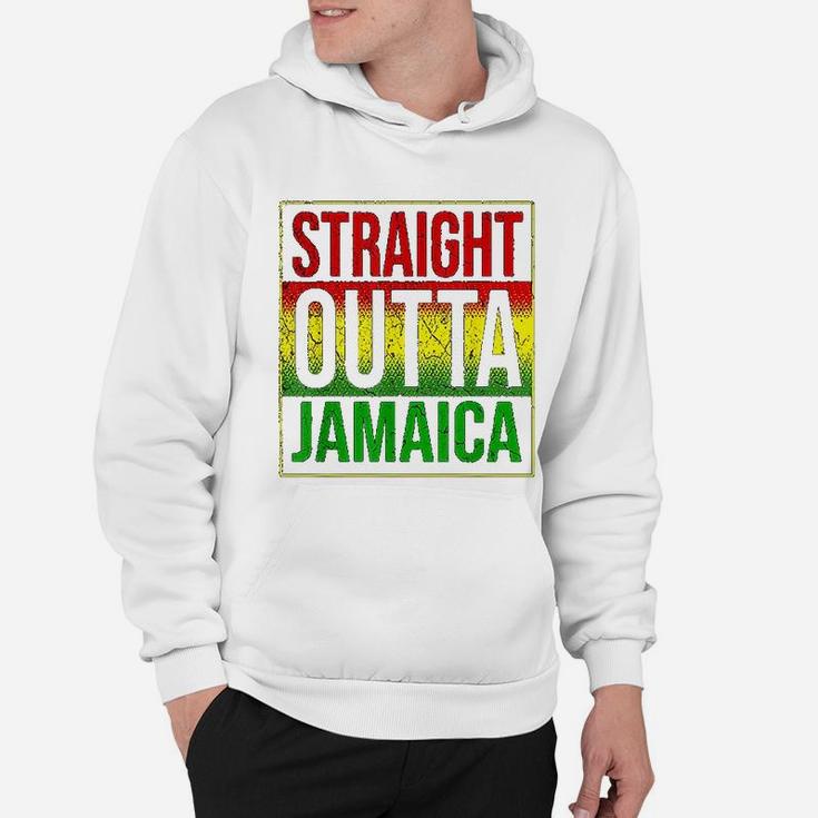 Jamaica Straight Outta Jamaica Rasta Gift Hoodie