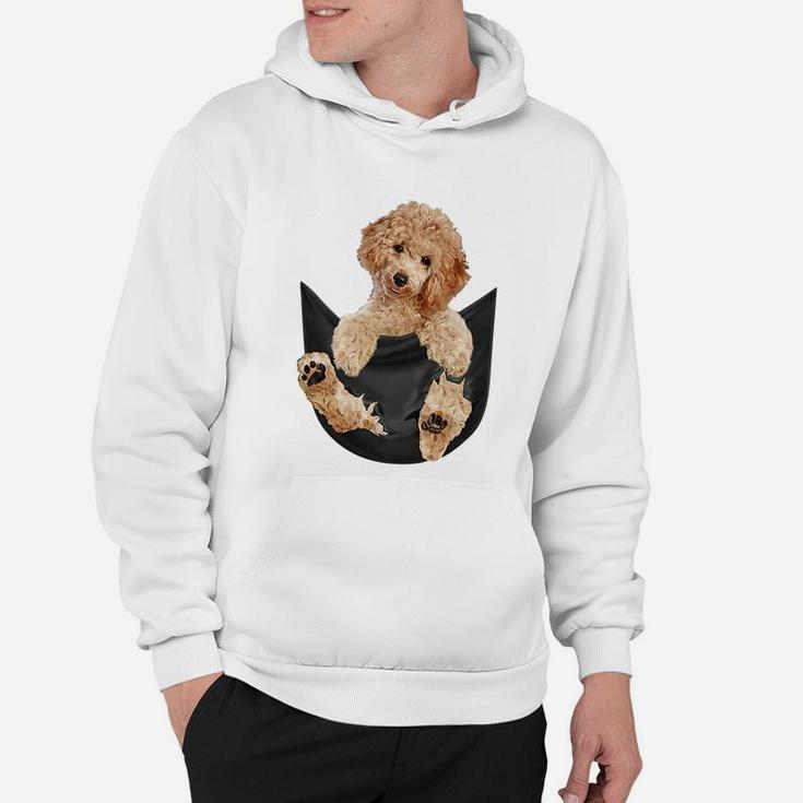 Lustiges 3D-Pudel-Durchbruch Hoodie, Kreatives Design für Hundefans