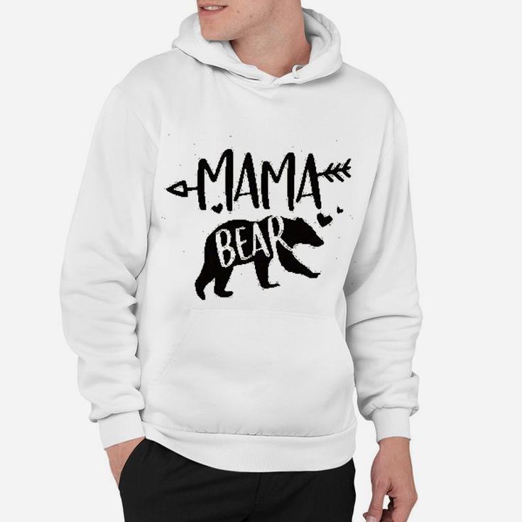 Mama Bear Cute Heart Hoodie