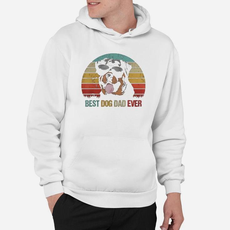 Mens Best Dog Dad Ever Rottweiler Fathers Day Gifts For Dad Hoodie