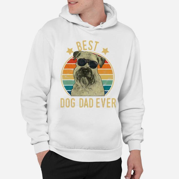 Mens Best Dog Dad Ever Soft Coated Wheaten Terrier Fathers Day Hoodie