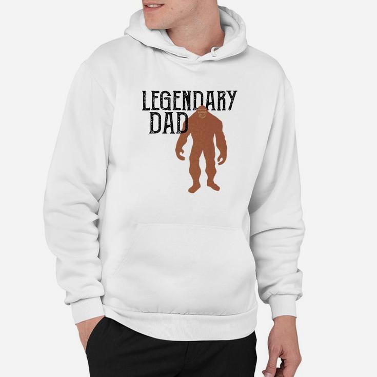 Mens Legendary Dad Bigfoot Fathers Day Legend Gift Premium Hoodie