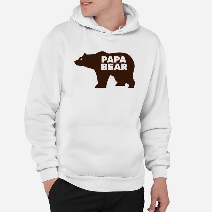 Mens Papa Bear Mens Fathers Day Gif For Dad Hoodie
