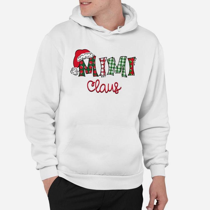 Mimi Claus Christmas Santa Claus Hat Grandma Gift Hoodie