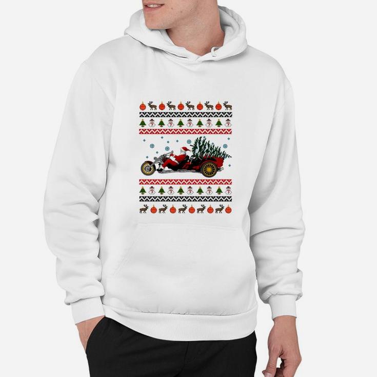 Motorrad Weihnachtspullover Herren Hoodie, Lustiges Design