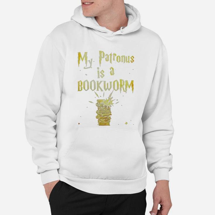 My Patronus Is A Bookworm - Funny Reading T-shirt Hoodie