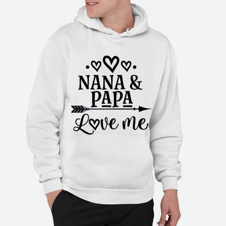 Nana Papa Love Me Grandchild, best christmas gifts for dad Hoodie