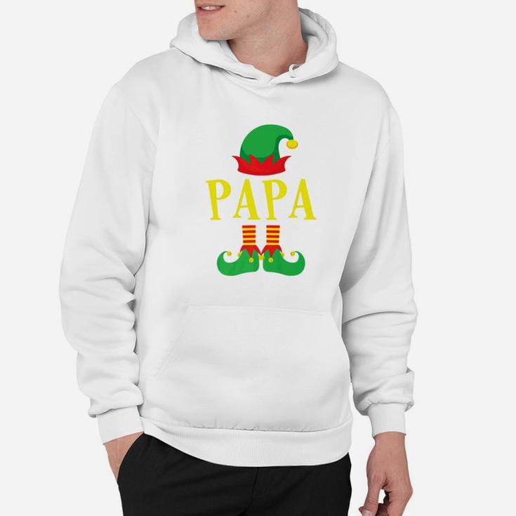 Papa Elf Christmas Shirt Family Matching Pajama Gift Hoodie