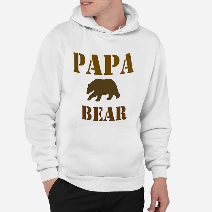 Papa Mama Baby Bear Large Hoodie