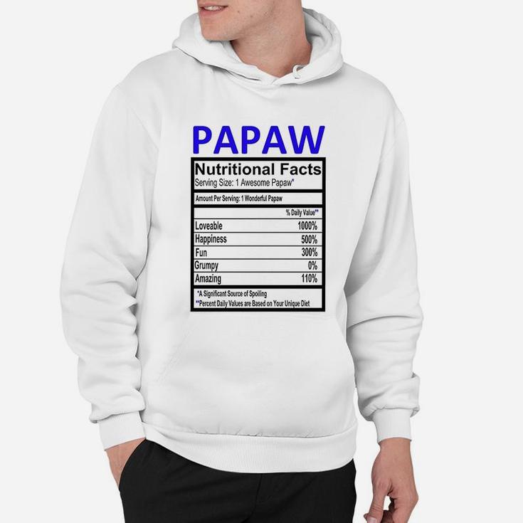 Papaw Nutritional Facts Hoodie
